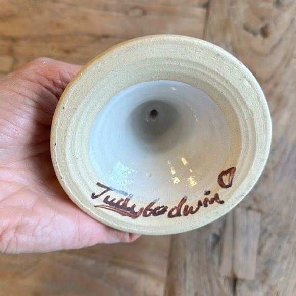 Judy Goodwin handmade signed candle stick rare - Picture 4 of 8